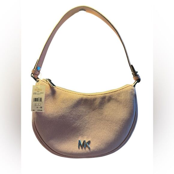 MICHAEL Michael Kors Kyla Small Hazy Pink Convertible Crossbody - Picture 8 of 10